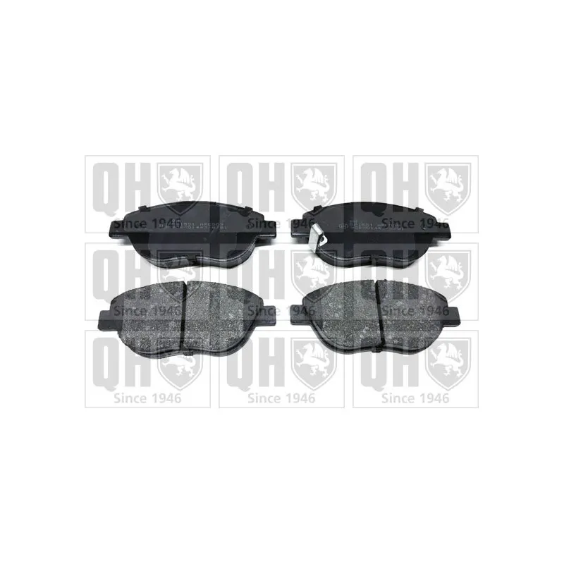 Jeu de 4 plaquettes de frein avant QUINTON HAZELL BP1551