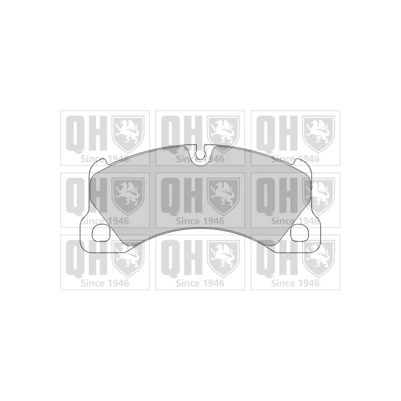 Jeu de 4 plaquettes de frein avant QUINTON HAZELL BP1570
