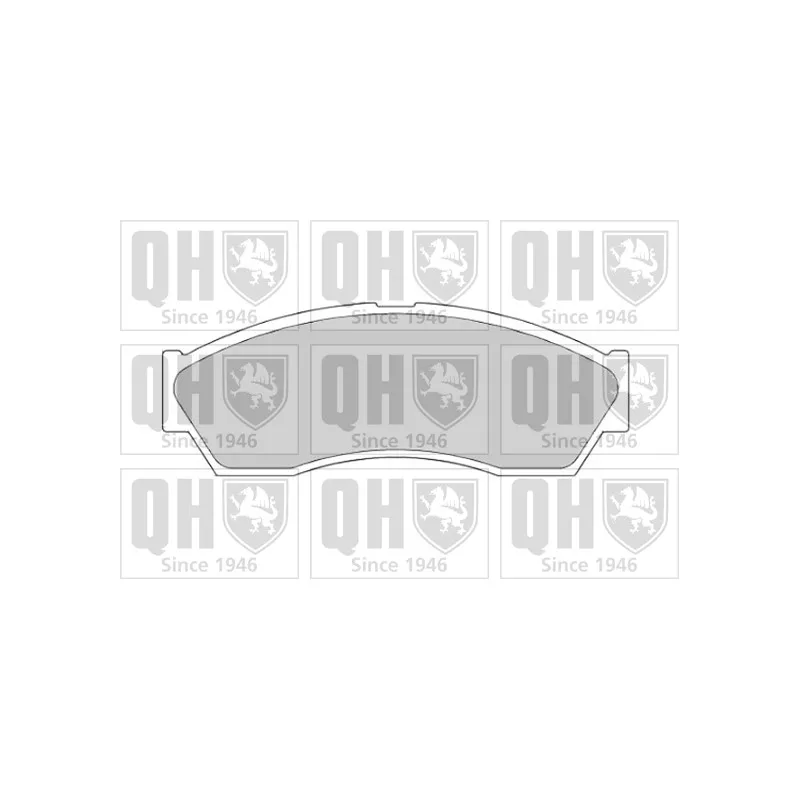 Jeu de 4 plaquettes de frein avant QUINTON HAZELL BP1691