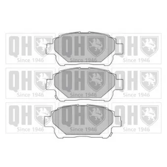 Jeu de 4 plaquettes de frein avant QUINTON HAZELL BP1692