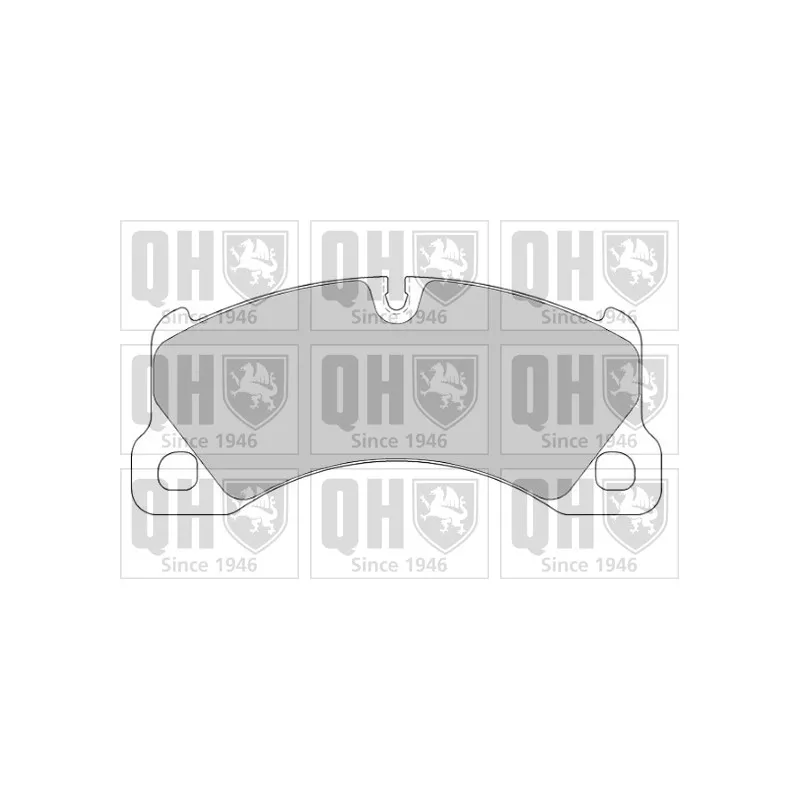 Jeu de 4 plaquettes de frein avant QUINTON HAZELL BP1814