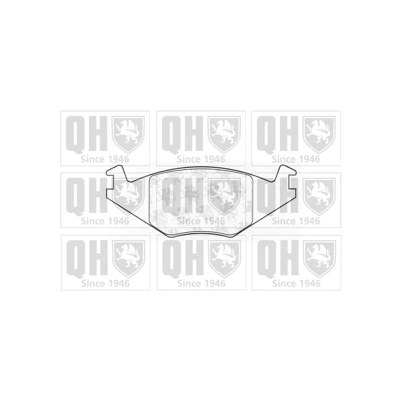 Jeu de 4 plaquettes de frein avant QUINTON HAZELL BP359