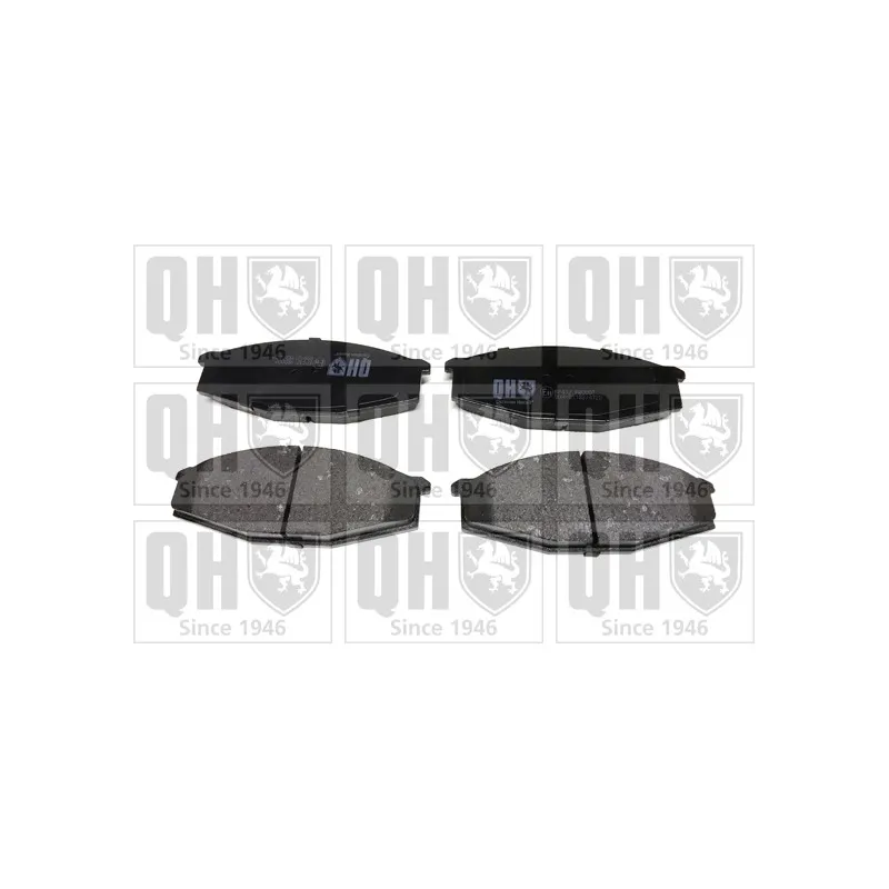 Jeu de 4 plaquettes de frein avant QUINTON HAZELL BP437