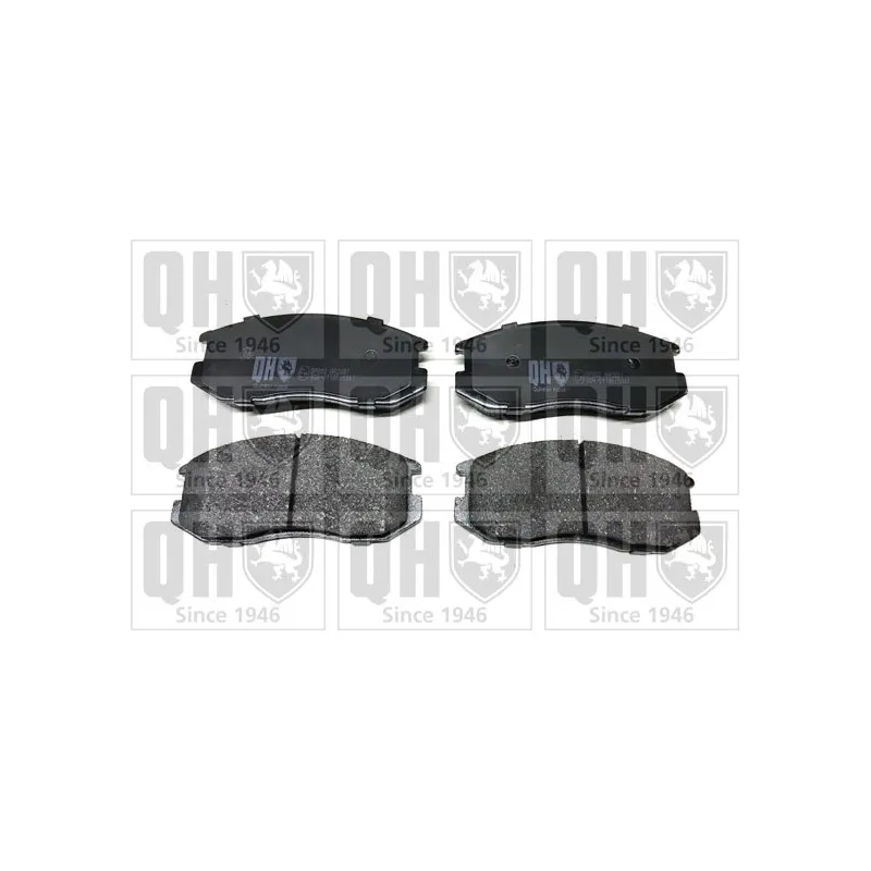 Jeu de 4 plaquettes de frein avant QUINTON HAZELL BP602