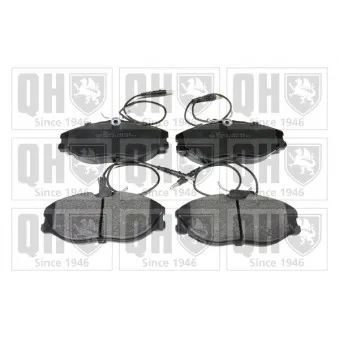 Jeu de 4 plaquettes de frein avant QUINTON HAZELL BP865