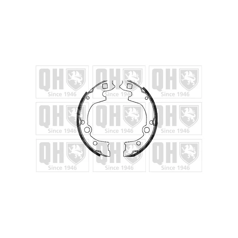 Jeu de mâchoires de frein QUINTON HAZELL BS1067