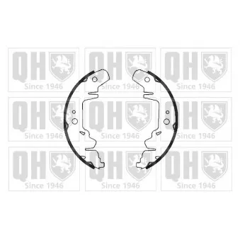 Jeu de mâchoires de frein QUINTON HAZELL BS1074