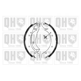 Jeu de mâchoires de frein QUINTON HAZELL BS1075