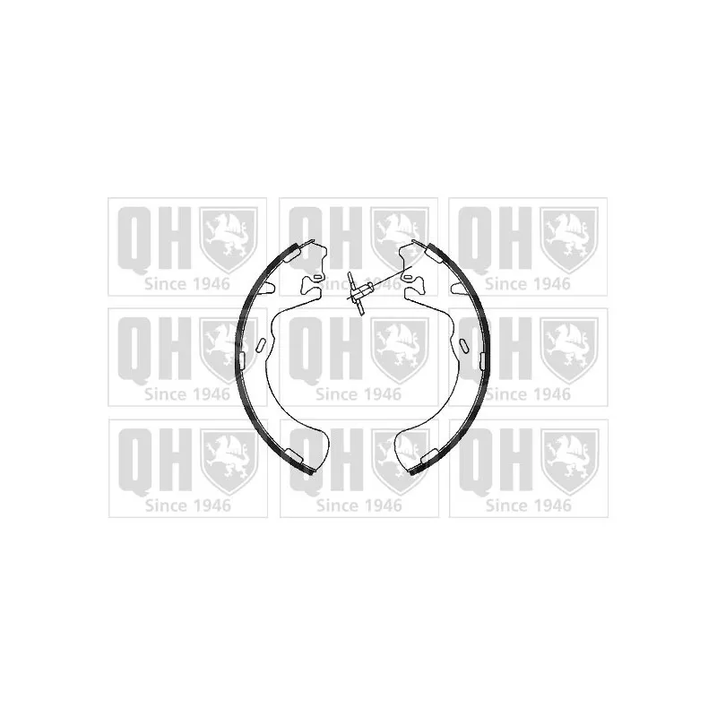 Jeu de mâchoires de frein QUINTON HAZELL BS1079
