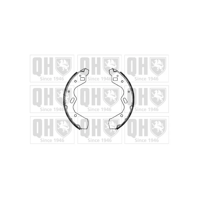 Jeu de mâchoires de frein QUINTON HAZELL BS1081