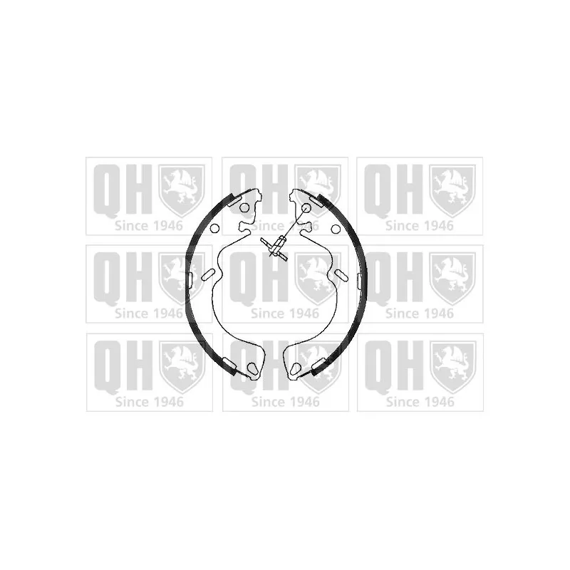 Jeu de mâchoires de frein QUINTON HAZELL BS1086
