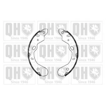 Jeu de mâchoires de frein QUINTON HAZELL BS1088