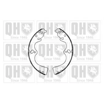 Jeu de mâchoires de frein QUINTON HAZELL