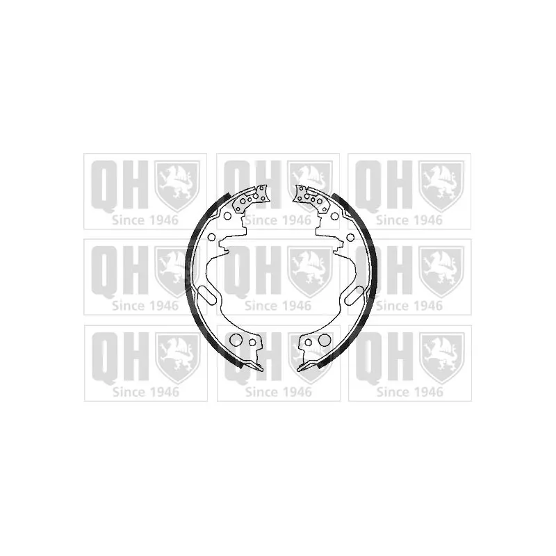 Jeu de mâchoires de frein QUINTON HAZELL BS1099