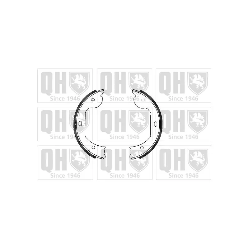Jeu de mâchoires de frein, frein de stationnement QUINTON HAZELL BS1118