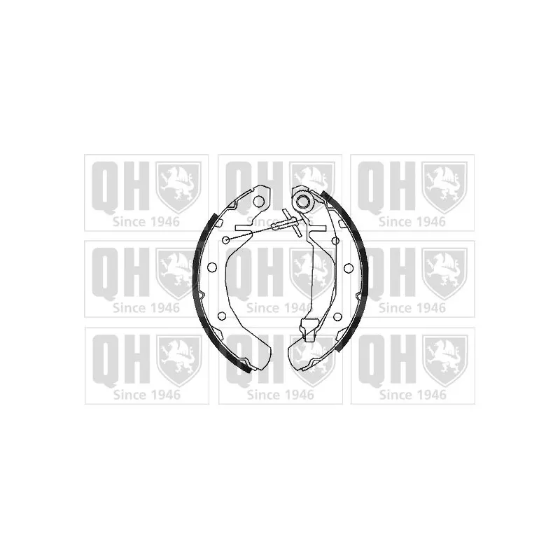Jeu de mâchoires de frein QUINTON HAZELL BS1125