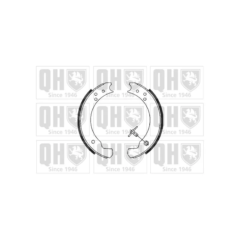 Jeu de mâchoires de frein QUINTON HAZELL BS511