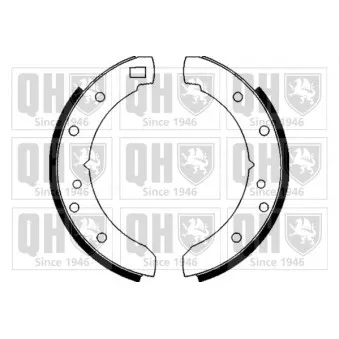 Jeu de mâchoires de frein QUINTON HAZELL BS512