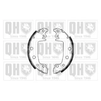Jeu de mâchoires de frein QUINTON HAZELL BS546