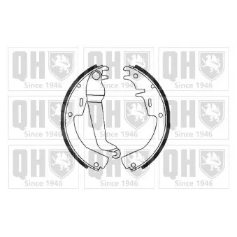 Jeu de mâchoires de frein QUINTON HAZELL