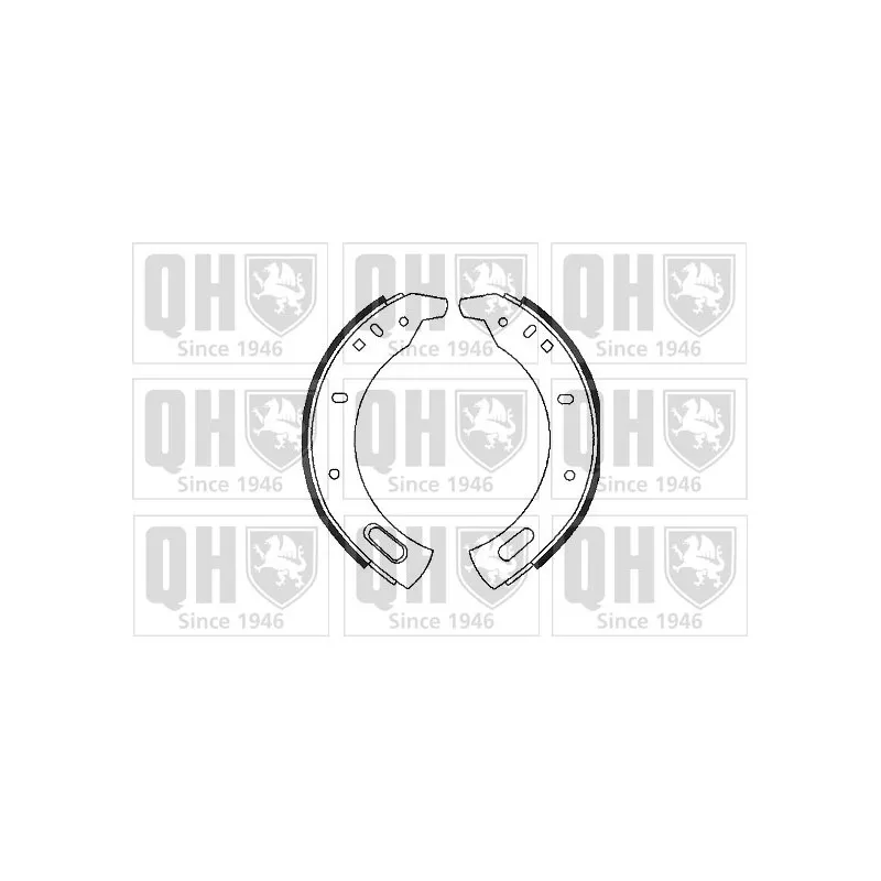 Jeu de mâchoires de frein QUINTON HAZELL BS580