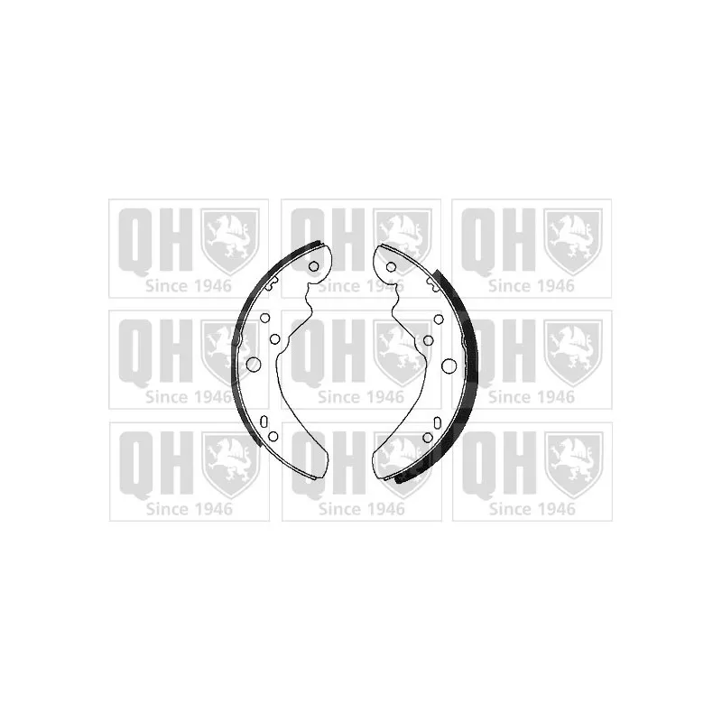 Jeu de mâchoires de frein QUINTON HAZELL BS581