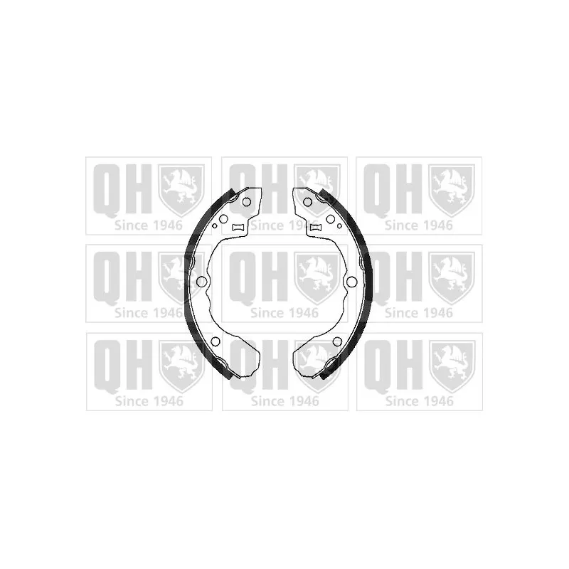 Jeu de mâchoires de frein QUINTON HAZELL BS694