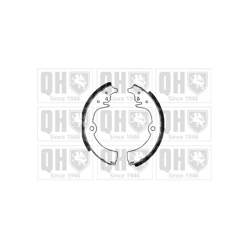 Jeu de mâchoires de frein QUINTON HAZELL BS702