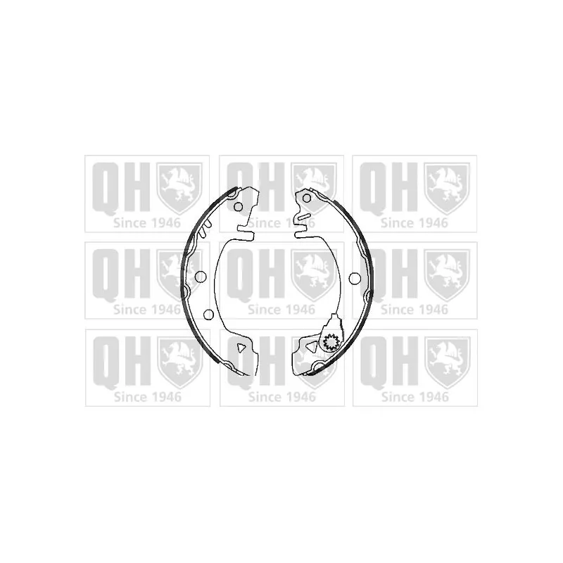 Jeu de mâchoires de frein QUINTON HAZELL BS708