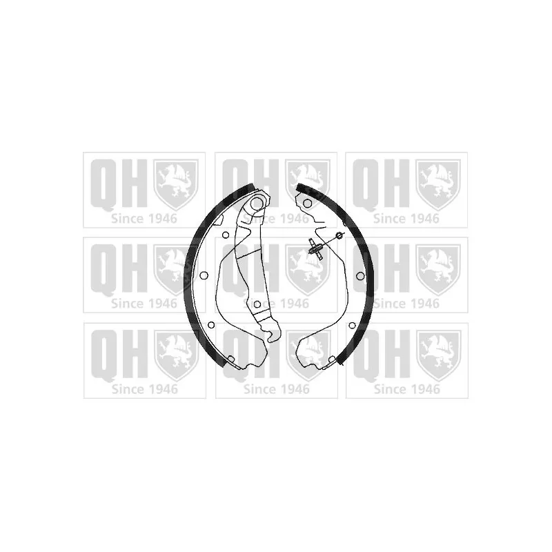 Jeu de mâchoires de frein QUINTON HAZELL BS709