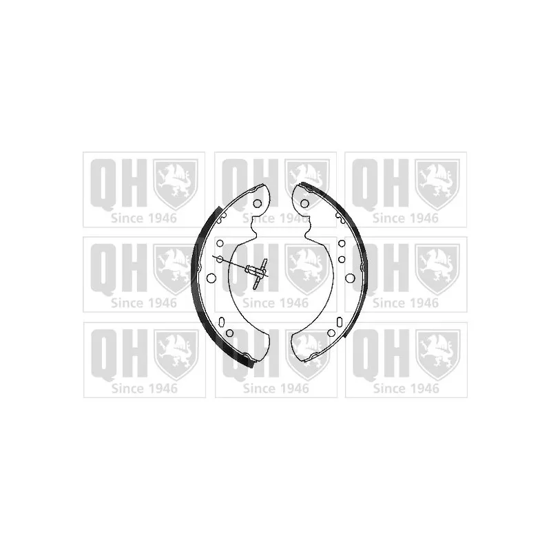 Jeu de mâchoires de frein QUINTON HAZELL BS721