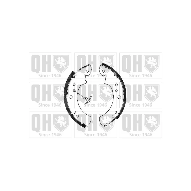 Jeu de mâchoires de frein QUINTON HAZELL BS722