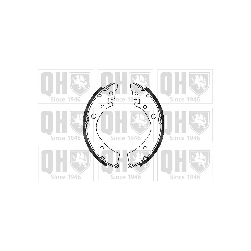 Jeu de mâchoires de frein QUINTON HAZELL BS732