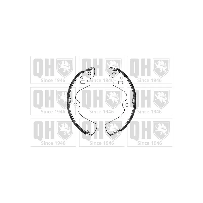 Jeu de mâchoires de frein QUINTON HAZELL BS744