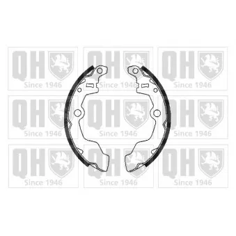 Jeu de mâchoires de frein QUINTON HAZELL BS750