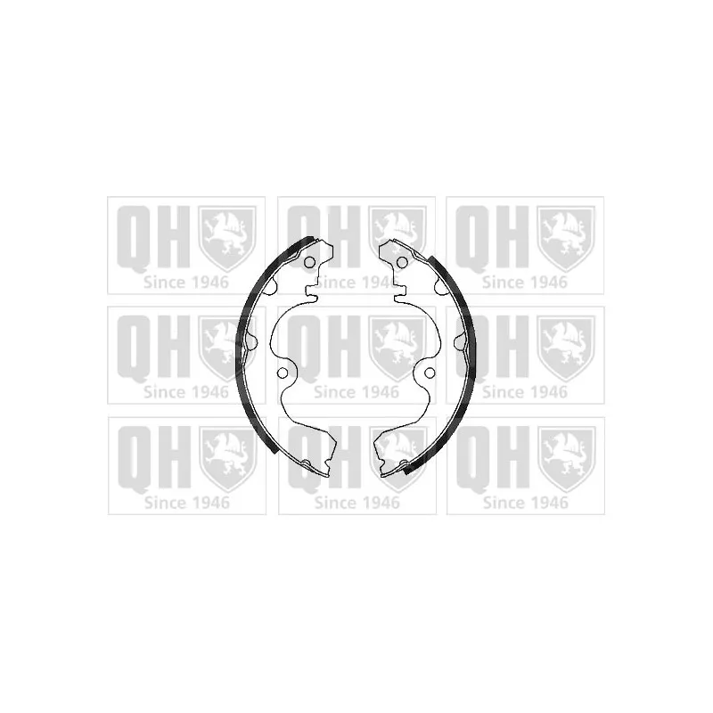 Jeu de mâchoires de frein QUINTON HAZELL BS755