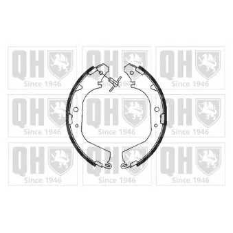 Jeu de mâchoires de frein QUINTON HAZELL