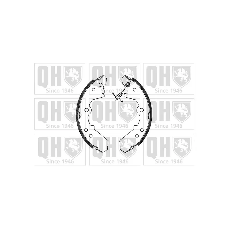 Jeu de mâchoires de frein QUINTON HAZELL BS768