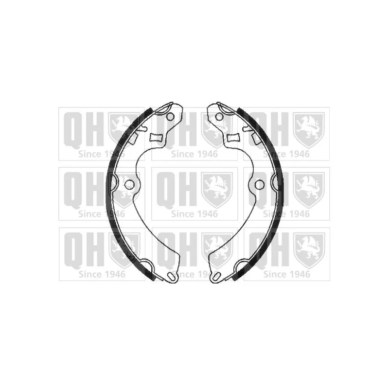 Jeu de mâchoires de frein QUINTON HAZELL BS771