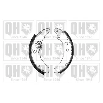 Jeu de mâchoires de frein QUINTON HAZELL BS801