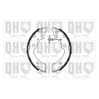 Jeu de mâchoires de frein QUINTON HAZELL