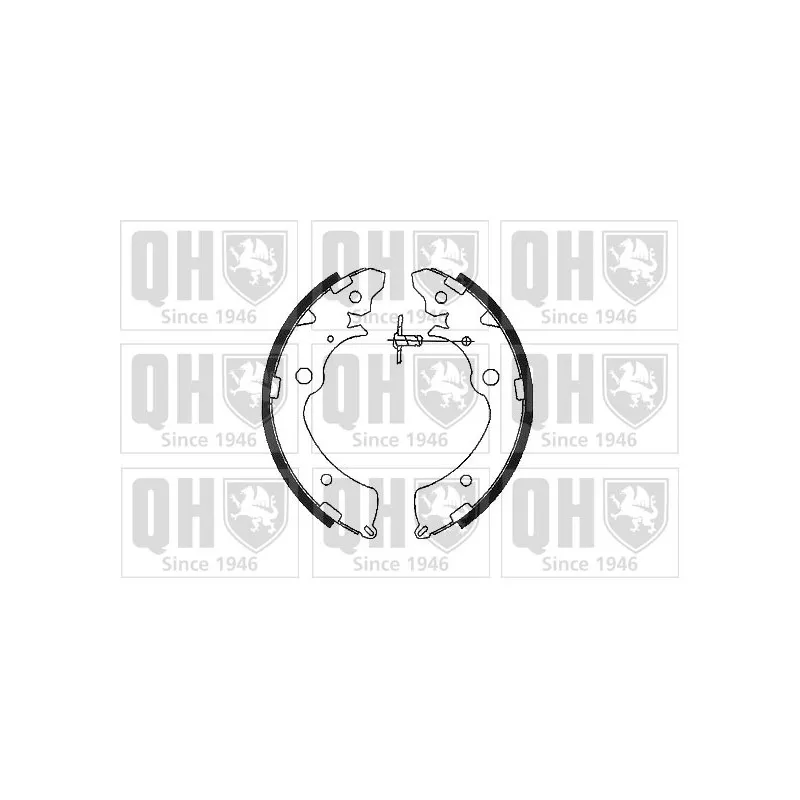 Jeu de mâchoires de frein QUINTON HAZELL BS816