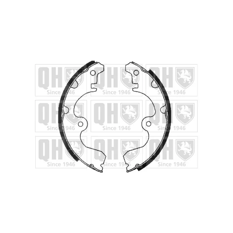 Jeu de mâchoires de frein QUINTON HAZELL BS880