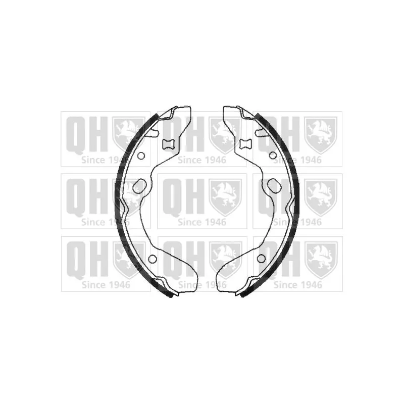 Jeu de mâchoires de frein QUINTON HAZELL BS888