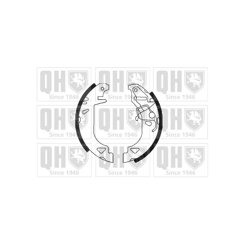 Jeu de mâchoires de frein QUINTON HAZELL BS889