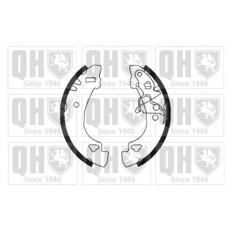 Jeu de mâchoires de frein QUINTON HAZELL BS890