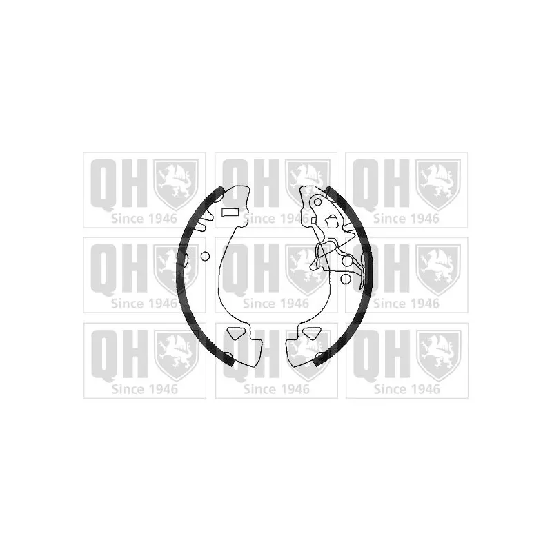 Jeu de mâchoires de frein QUINTON HAZELL BS890