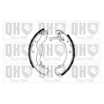 Jeu de mâchoires de frein QUINTON HAZELL BS891