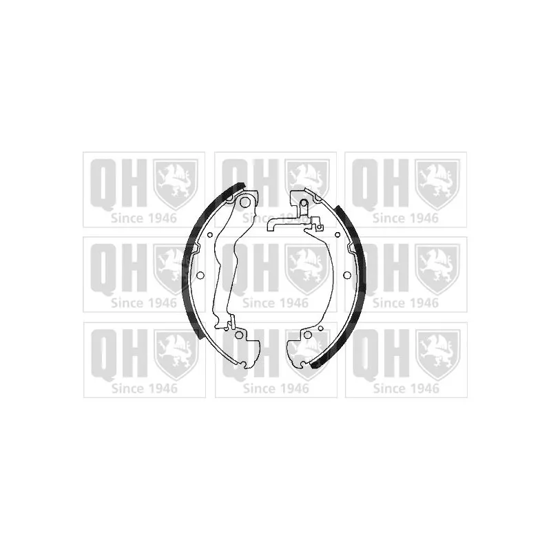 Jeu de mâchoires de frein QUINTON HAZELL BS891