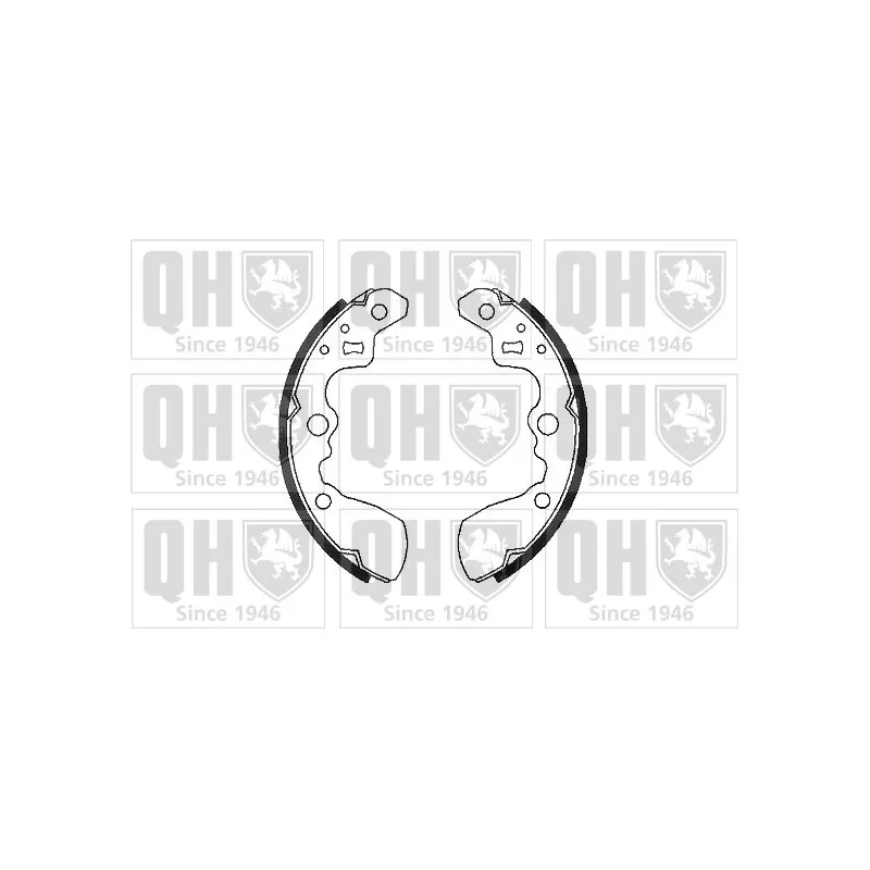 Jeu de mâchoires de frein QUINTON HAZELL BS892